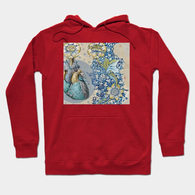 Blooming heart Hoodie by FormsMostBeautiful